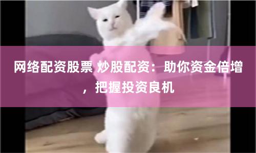 网络配资股票 炒股配资：助你资金倍增，把握投资良机